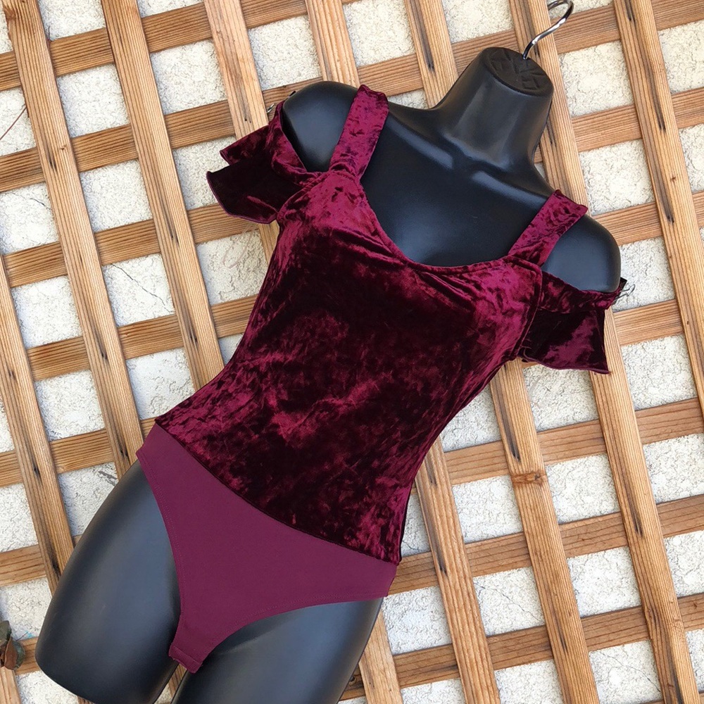 By&by Velvet bodysuit